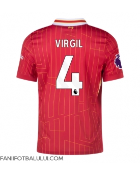 Liverpool Virgil van Dijk #4 Tricou Fotbal Replică 2024-25 Barbati Acasa
